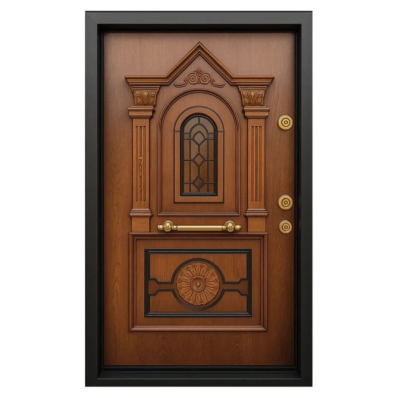 درب ضد سرقت تاوریژ طرح کلبه کد A0010