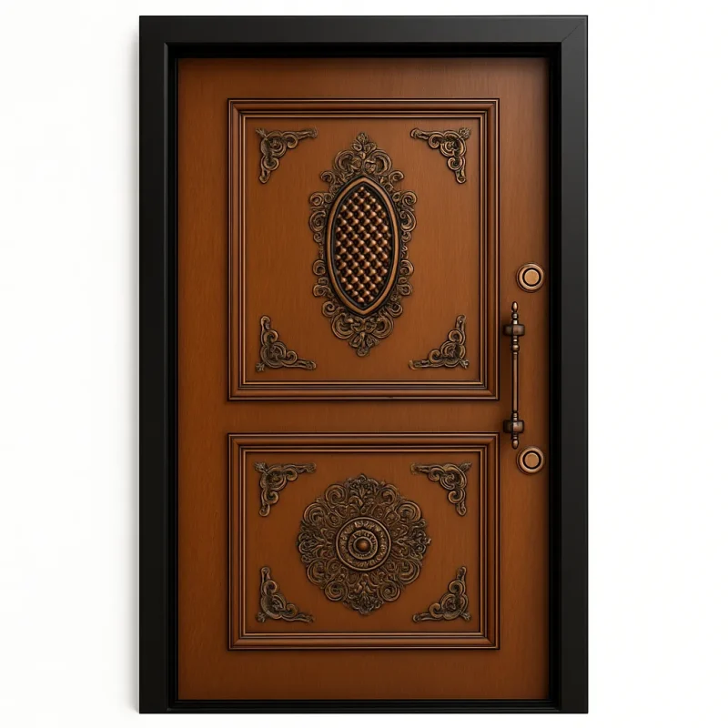 درب ضد سرقت کلاسیک دو قاب کد A0015