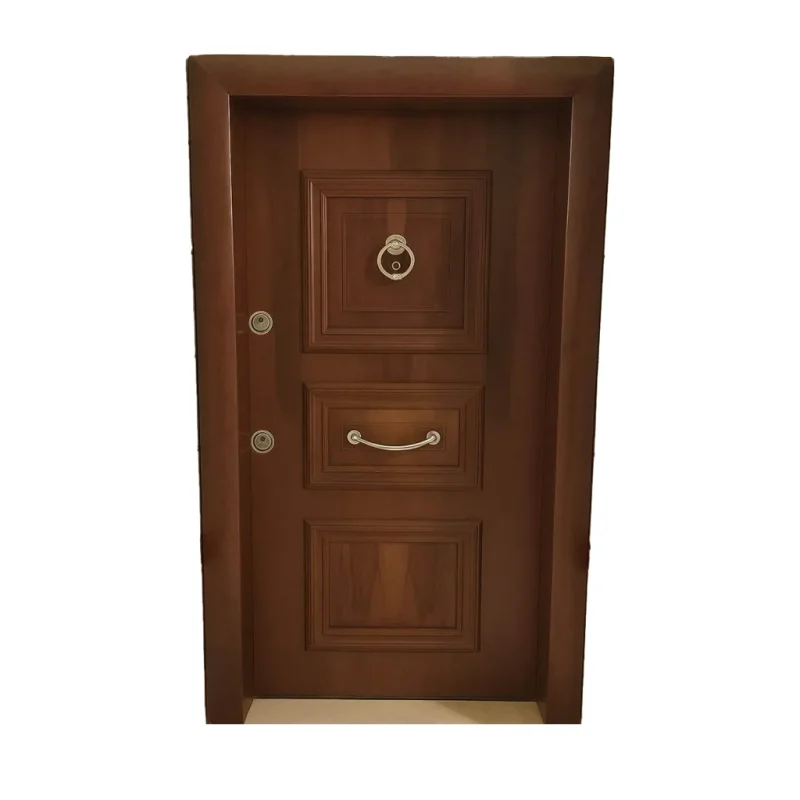 درب ضد سرقت کلاسیک روکش گردو کد A0014