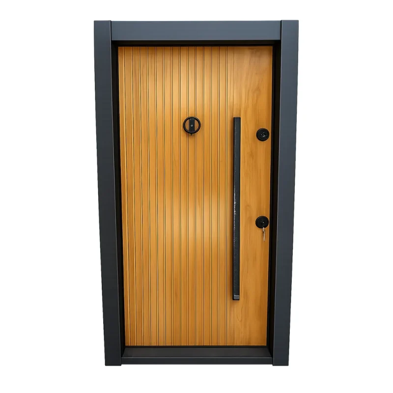 درب ضد سرقت CNC روکش PVC کد A0026
